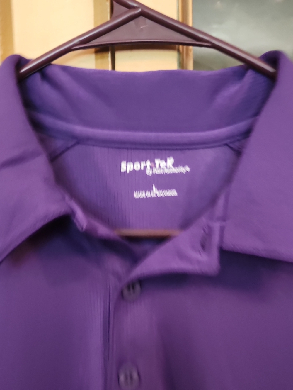 Sport-Tek Men's Deep Purple Performance Polo
